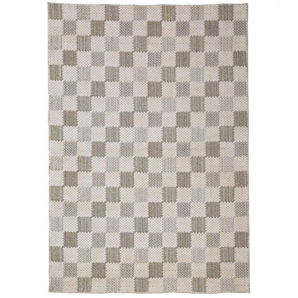 Muted Checkerboard - Tapis Lavable