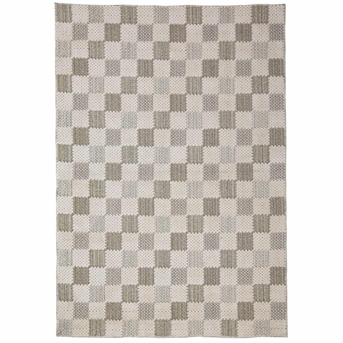 Muted Checkerboard - Tapis Lavable