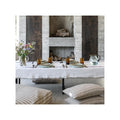 Chevron Linen Tablecloth - Charlot - Fig