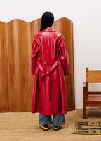 Trenchcoat Halimi – Rot