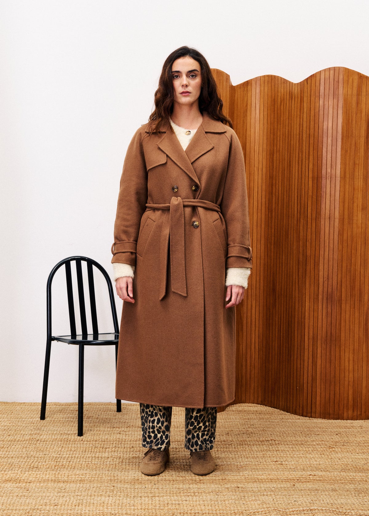 Labe Coat - Camel