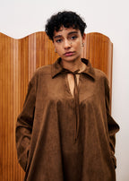 Kleid Amsonia - Maronenbraun