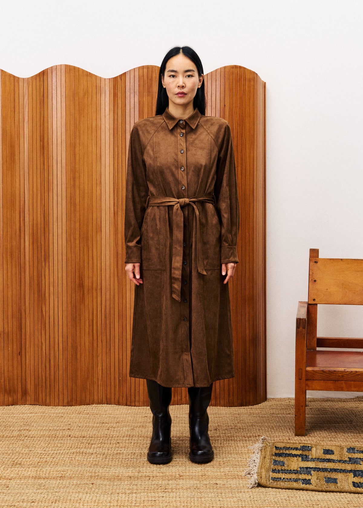 Kleid Barbet - Marron Glacé