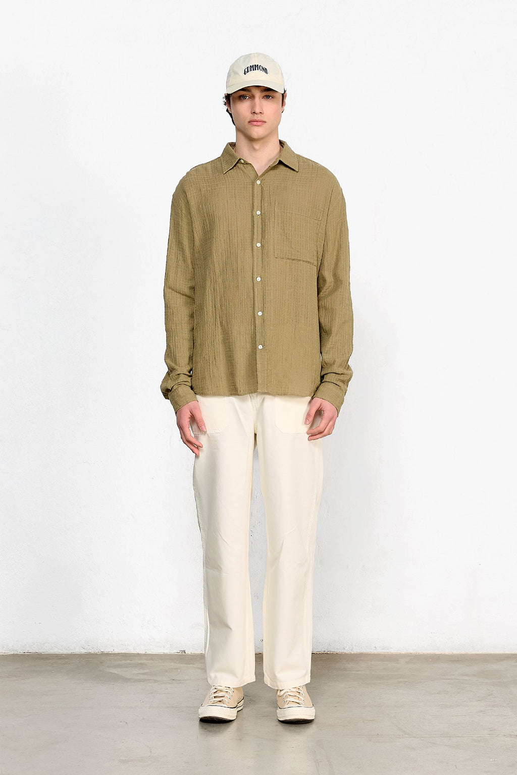 Chemise Check-In Khaki