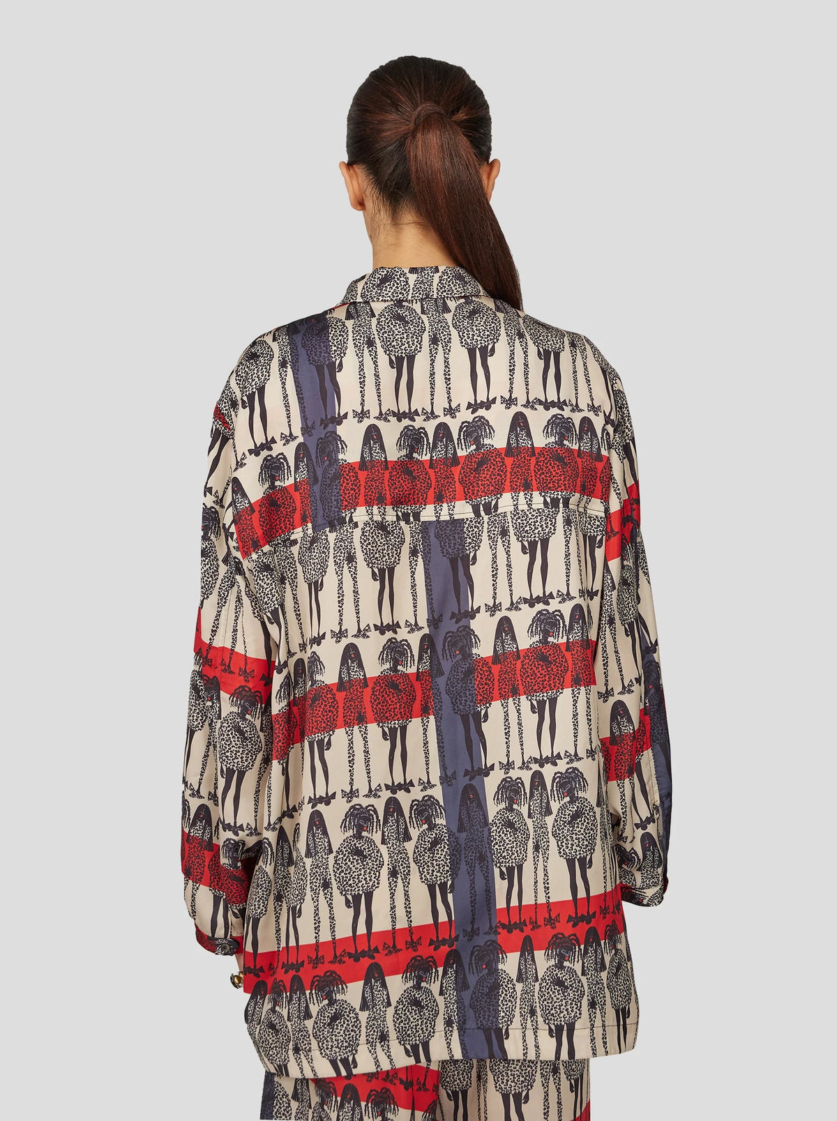 Buffalo Lang Overhemd Met Rift-Print