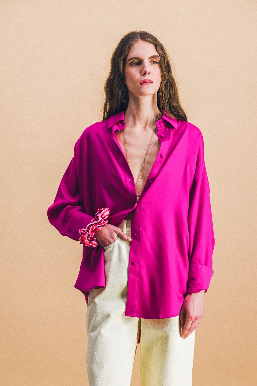 Nour Cyclamen Shirt
