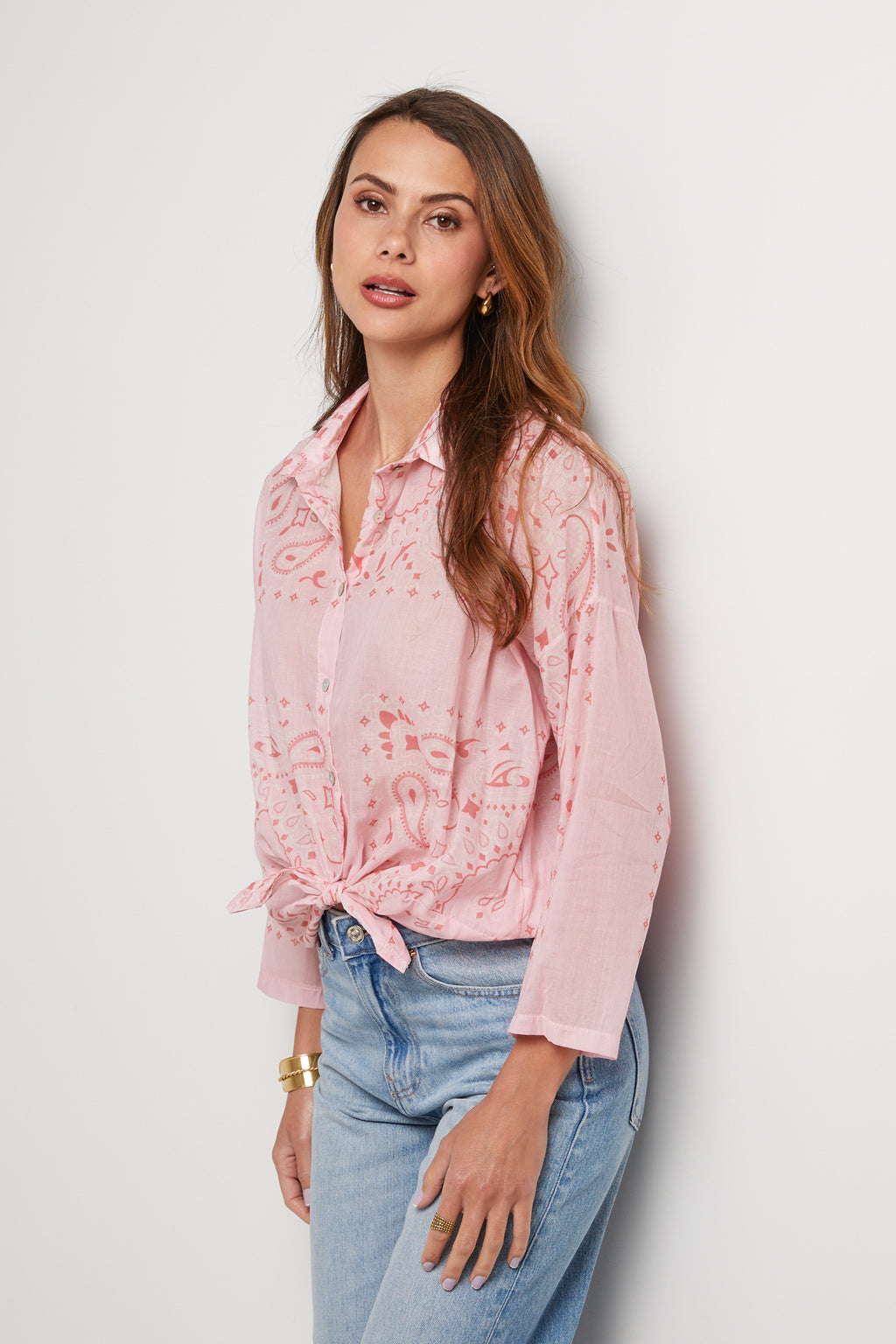 Camisa - Rosa - Mujer