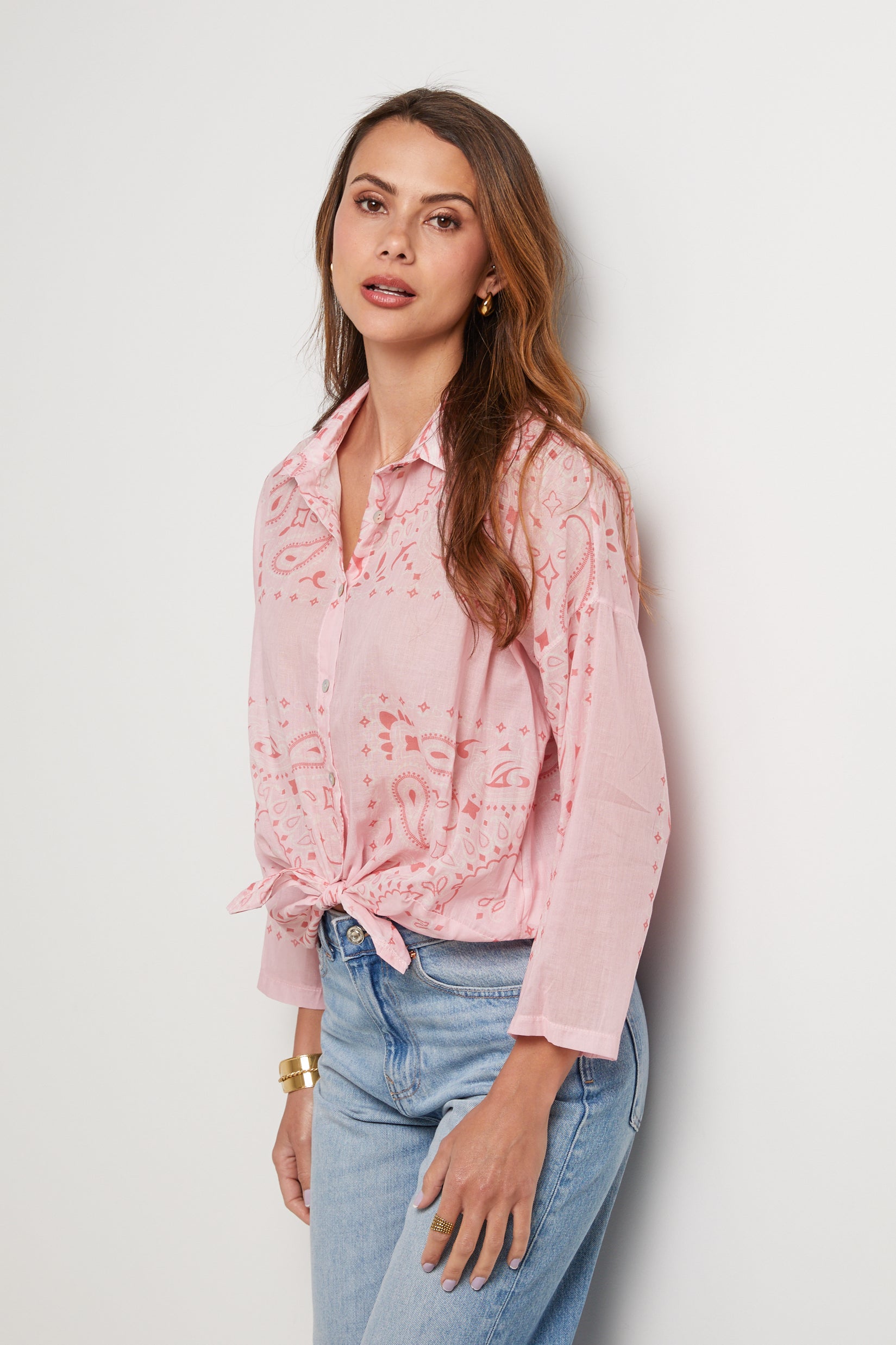 Camisa - Rosa - Mujer