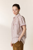 Camisa Rayas Arcilla
