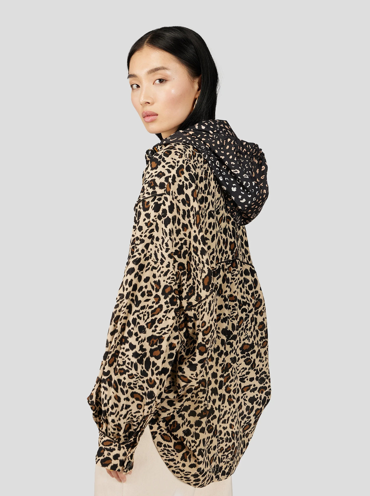 Chemise Tasman À Imprimé Léopard Soyeux