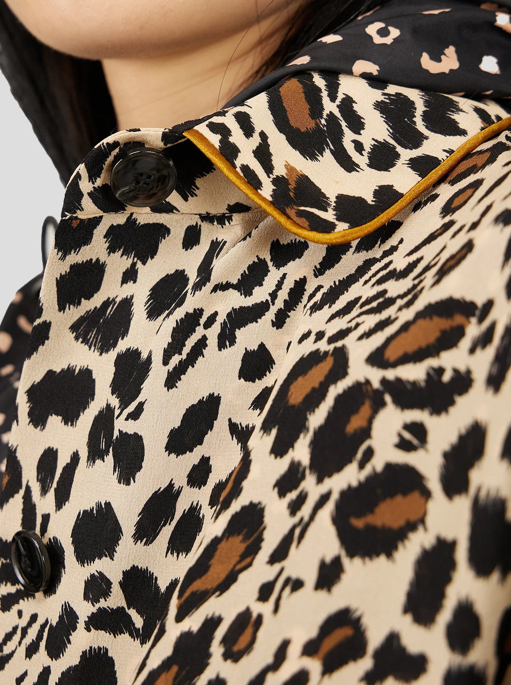 Chemise Tasman À Imprimé Léopard Soyeux