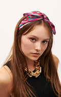 Mini Foulard Chess Viola
