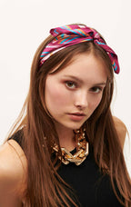 Mini Foulard Chess Viola