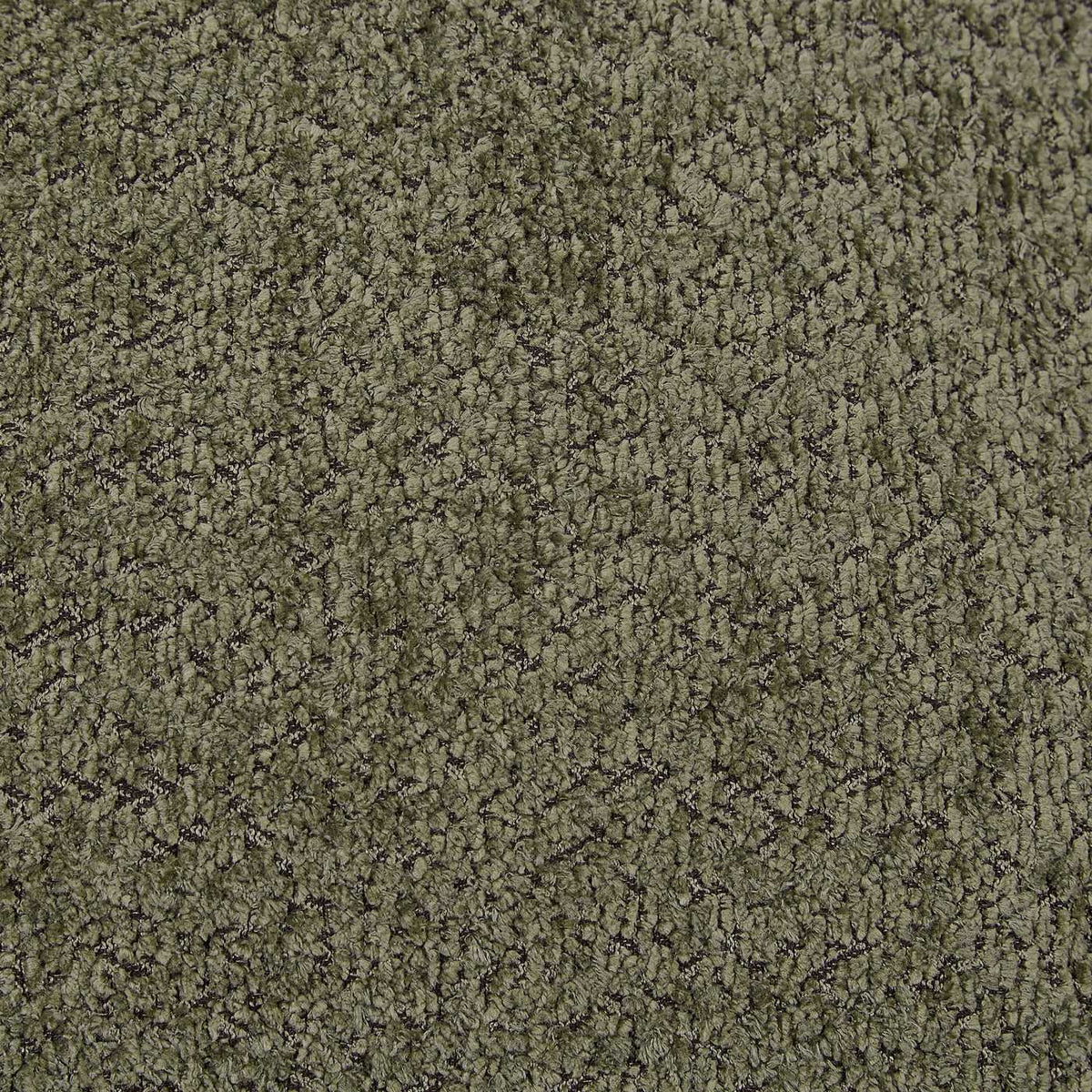 Chima - Canapé Droit Compressé Et Convertible Déplimousse 3 Places - Tissu Chenille - Vert