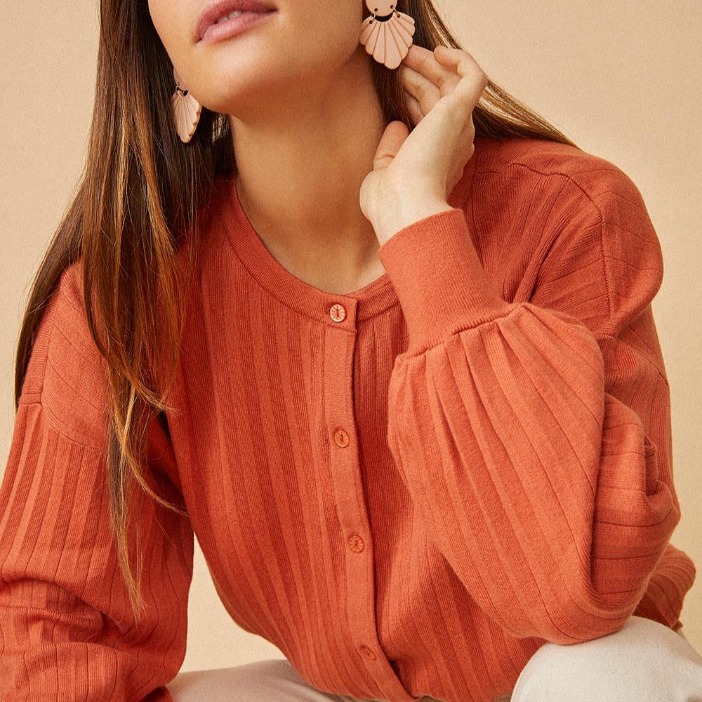 Chiquette Vest - Terracotta