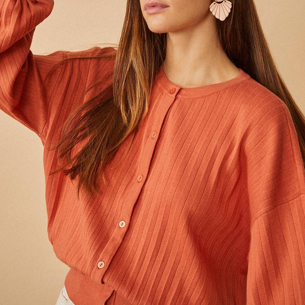 Chiquette Vest - Terracotta