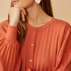 Chiquette Vest - Terracotta