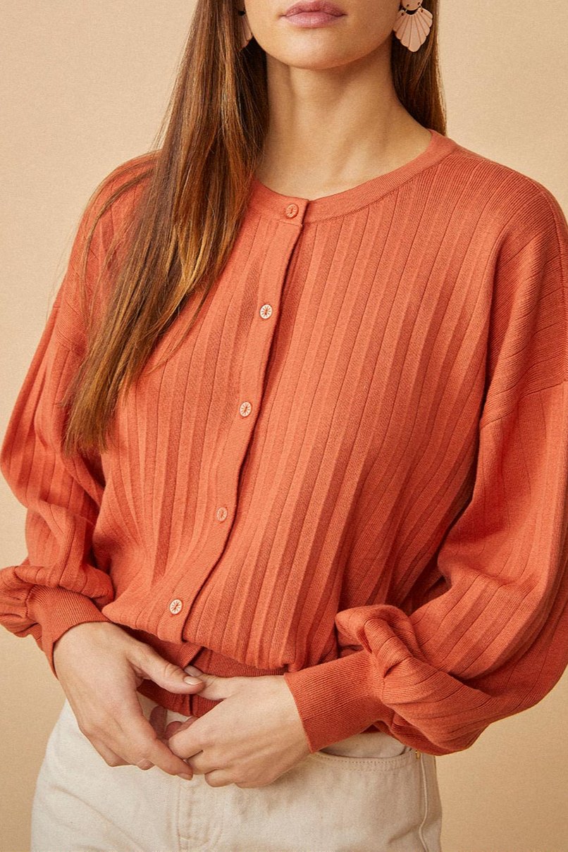 Chiquette Vest - Terracotta