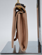 See by Chloé Pastel Pink Grained Leather Wallet on Chain Bag