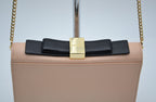 See by Chloé Pastel Pink Grained Leather Wallet on Chain Bag