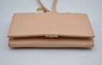 See by Chloé Pastel Pink Grained Leather Wallet on Chain Bag