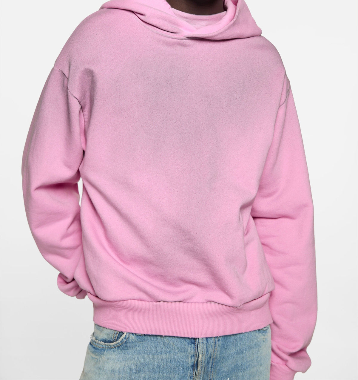 Felpa con Cappuccio Fleece Logo – Acne Studios – Rosa Caramella