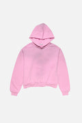 Felpa con Cappuccio Fleece Logo – Acne Studios – Rosa Caramella