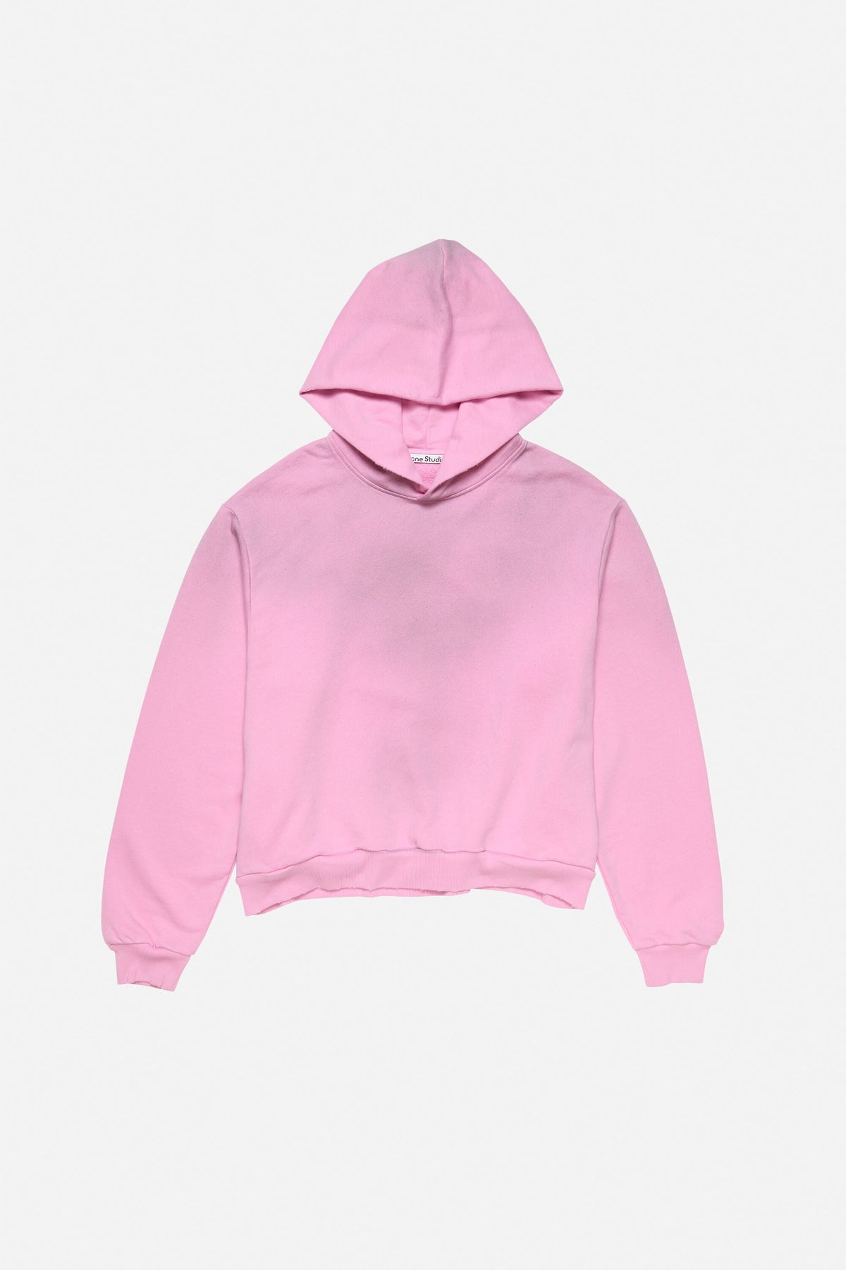 Felpa con Cappuccio Fleece Logo – Acne Studios – Rosa Caramella