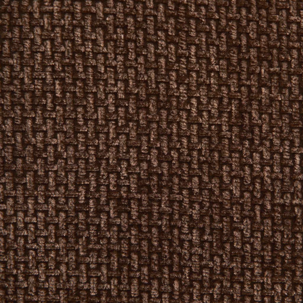 Ciara - Chaises - Bouclette - Marron Et Pieds Métal Noir