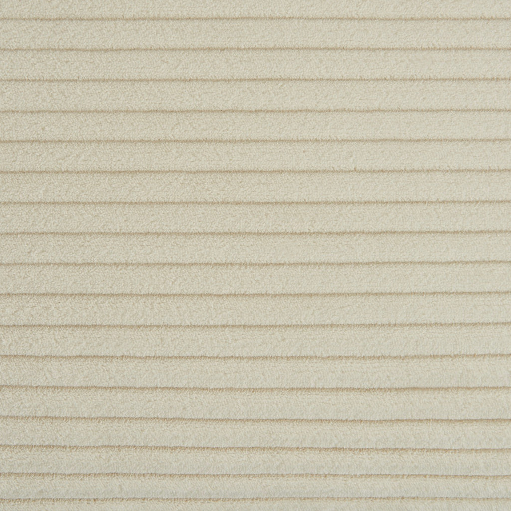 Cibola - Canapé Droit Convertible 3 Places - Velours Côtelé Beige