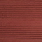 Cibola - Canapé Droit Convertible 3 Places - Velours Côtelé Terracotta