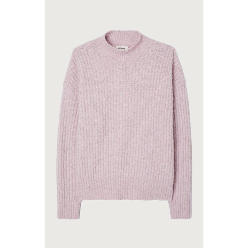 Pull Col Montant - Baby Lilas Chine - Femme