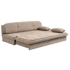 Cila – Schlafsofa 3-Sitzer – Brauner Stoff