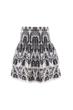 Paulina Skirt - Black Embroidery