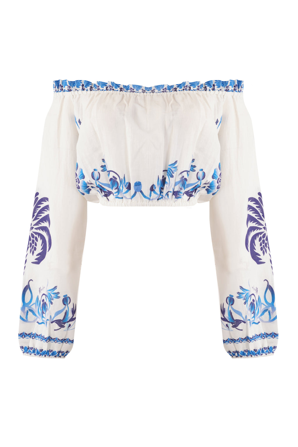 Top Rosa - Blue Palm Tree