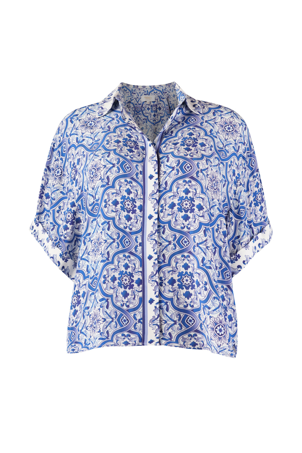 Camisa Zazi - Azulejo Azul