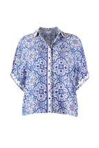Camisa Zazi - Azulejo Azul