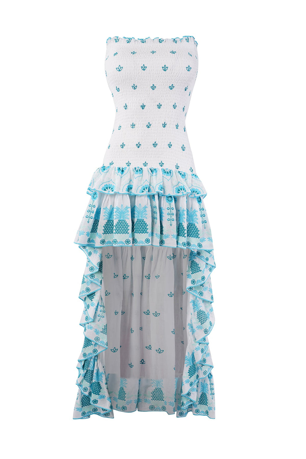 Jurk Livi - Aqua Pineapple