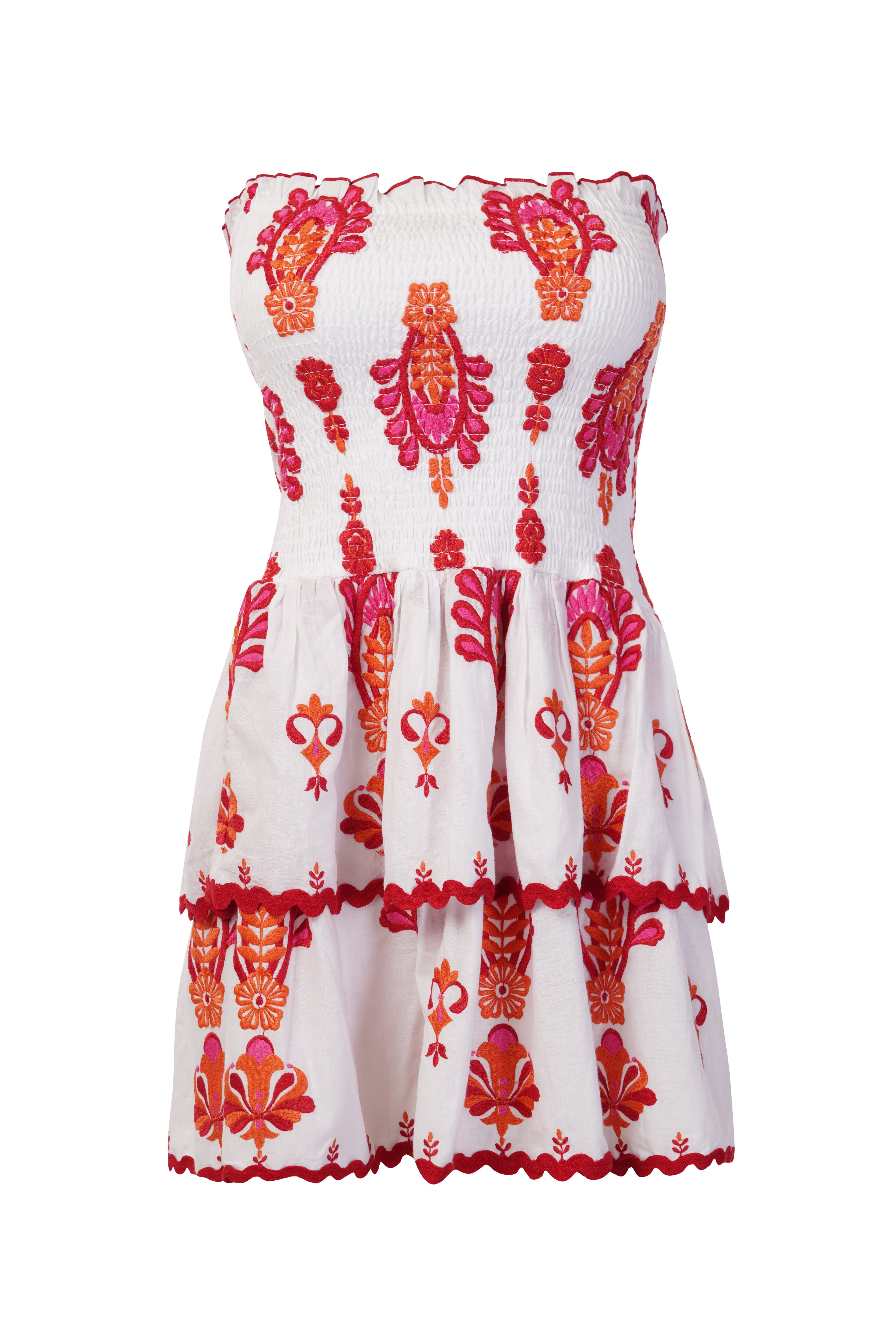 Vestido Inés - Topacio Rojo
