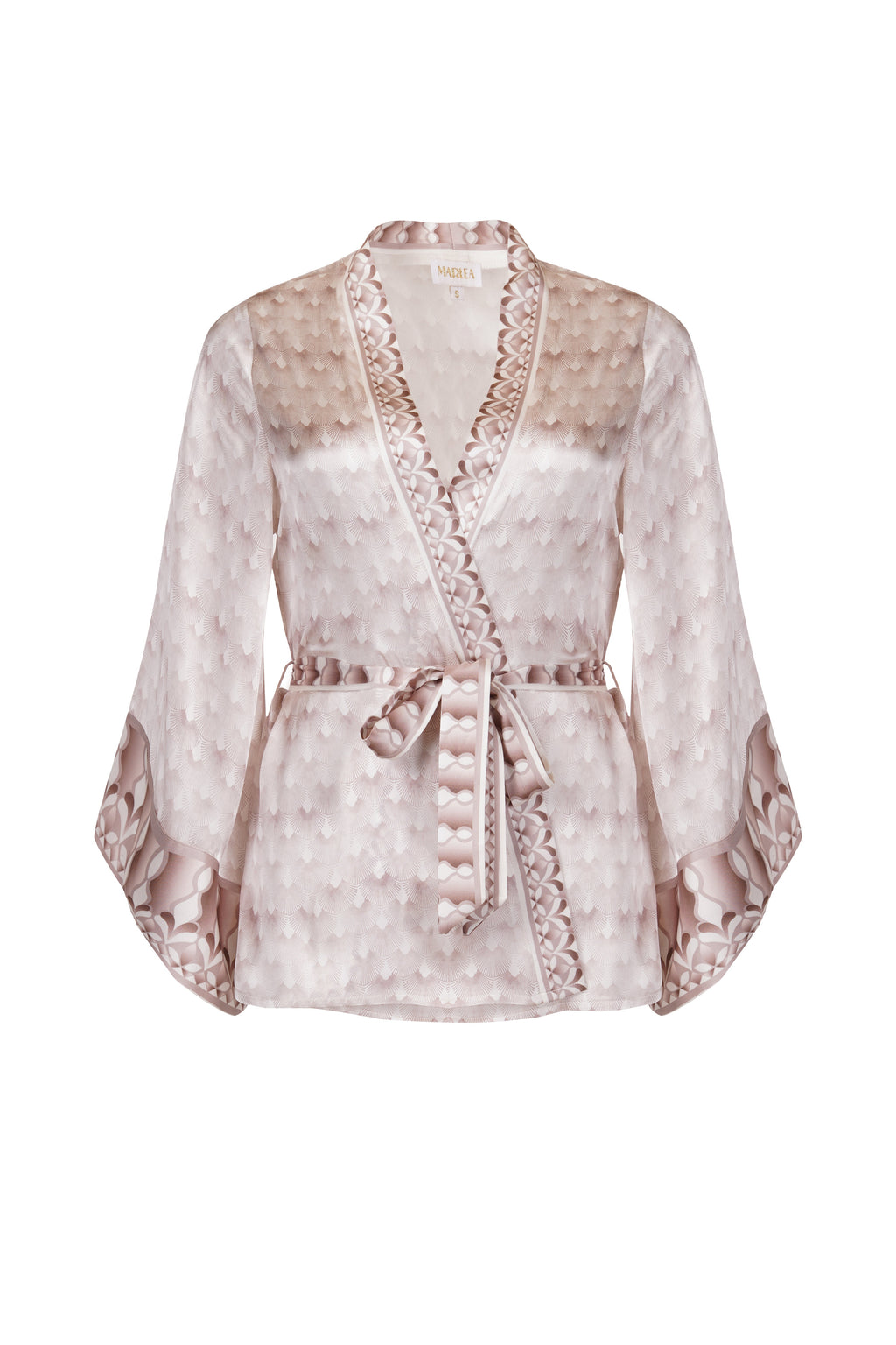 Kimono Dalia - Pavo Real Blanco