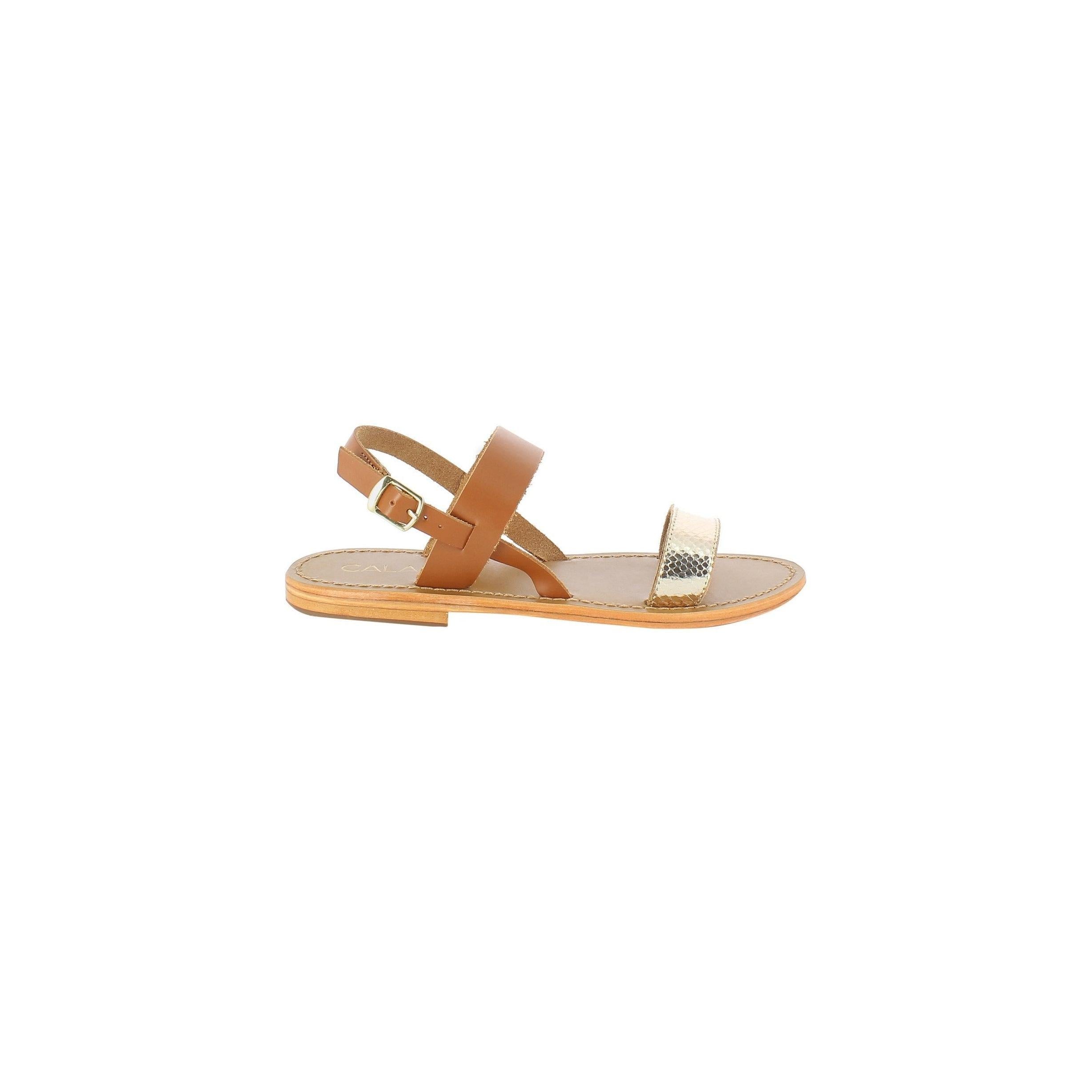 Calank - Sandalias Milagrosa - Marrón y dorado