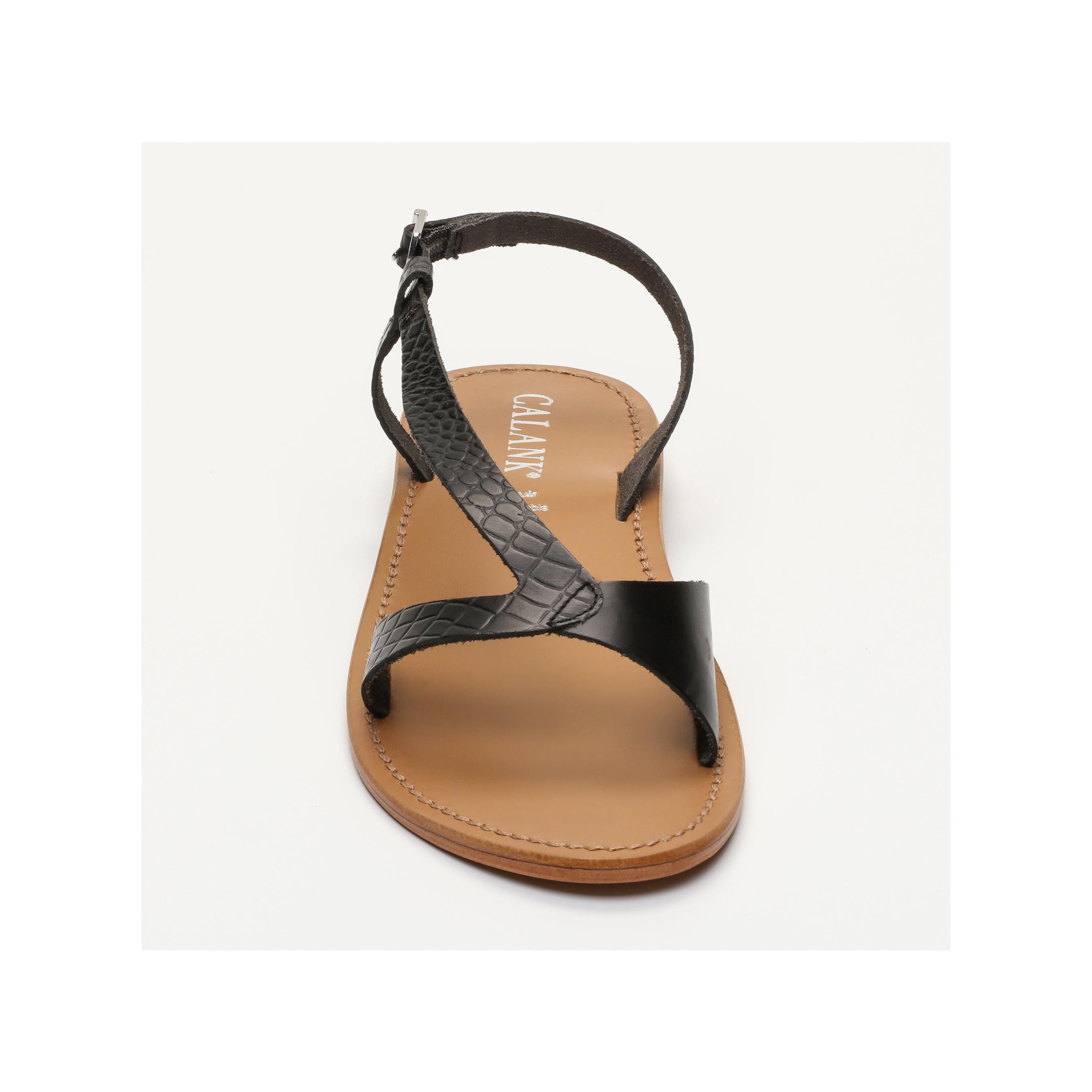 Sandalias Flo - Negro Buff