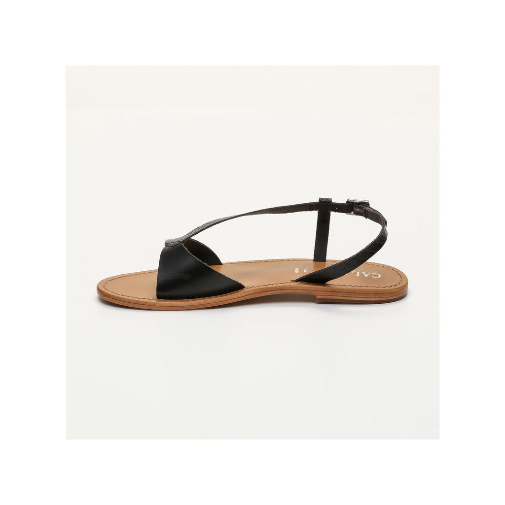 Sandalias Flo - Negro Buff