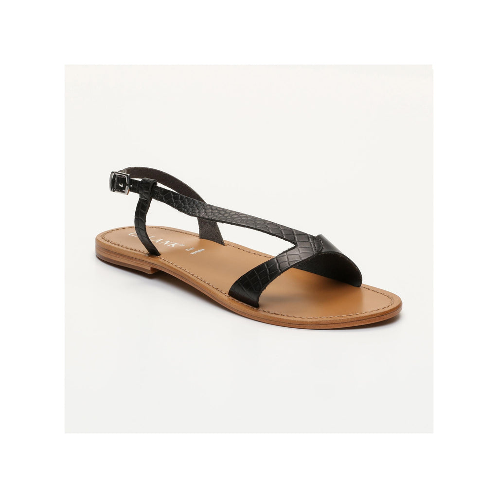 Sandalias Flo - Negro Buff