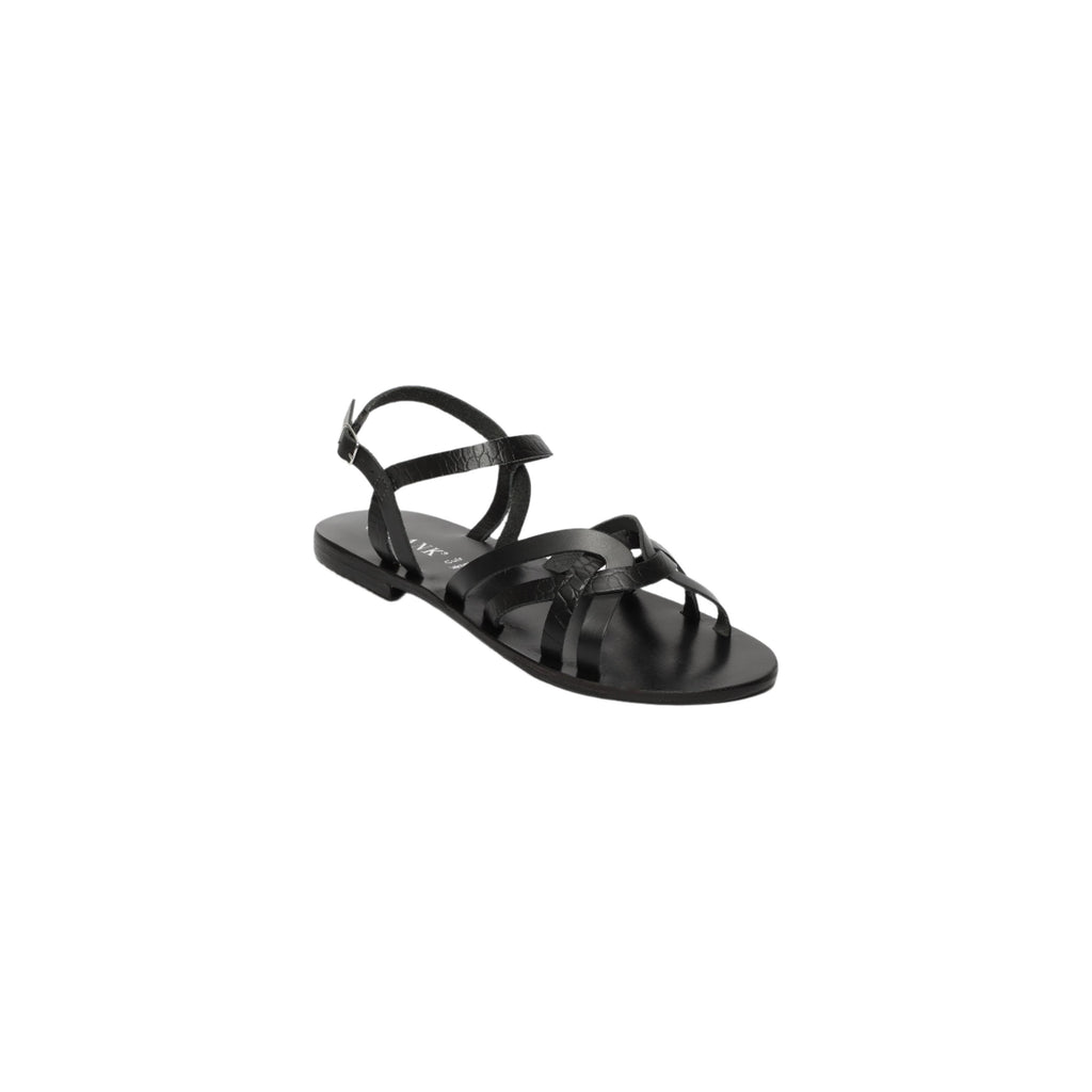 Sandales Imprime Animal - Quinn - Noir