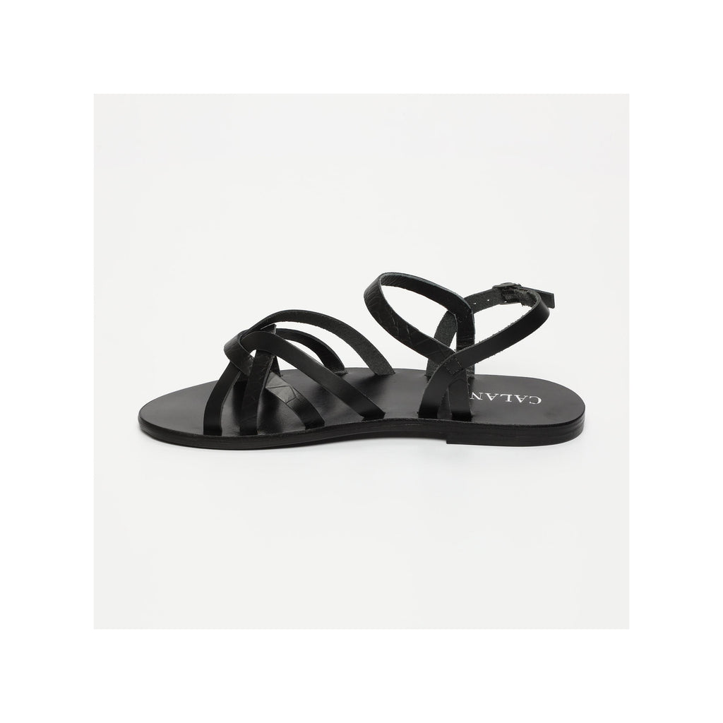 Sandales Imprime Animal - Quinn - Noir