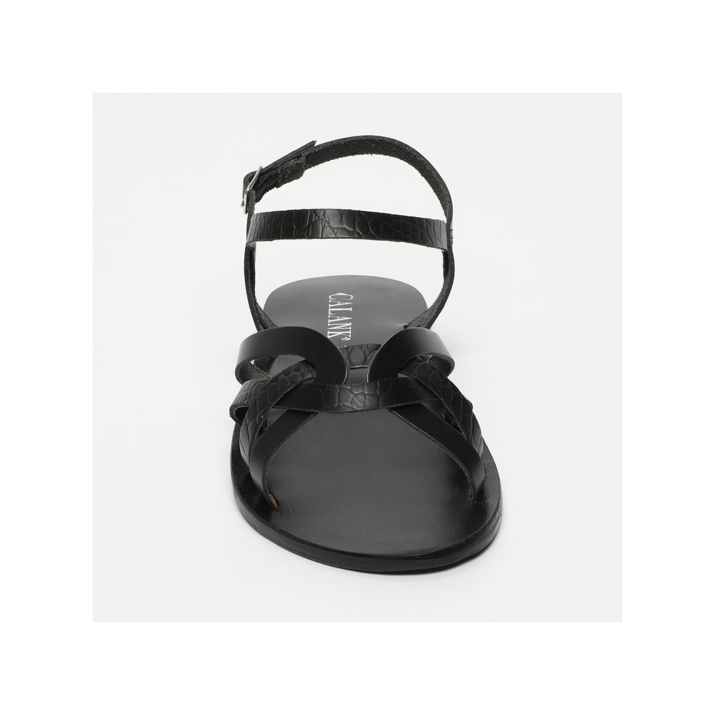 Sandales Imprime Animal - Quinn - Noir