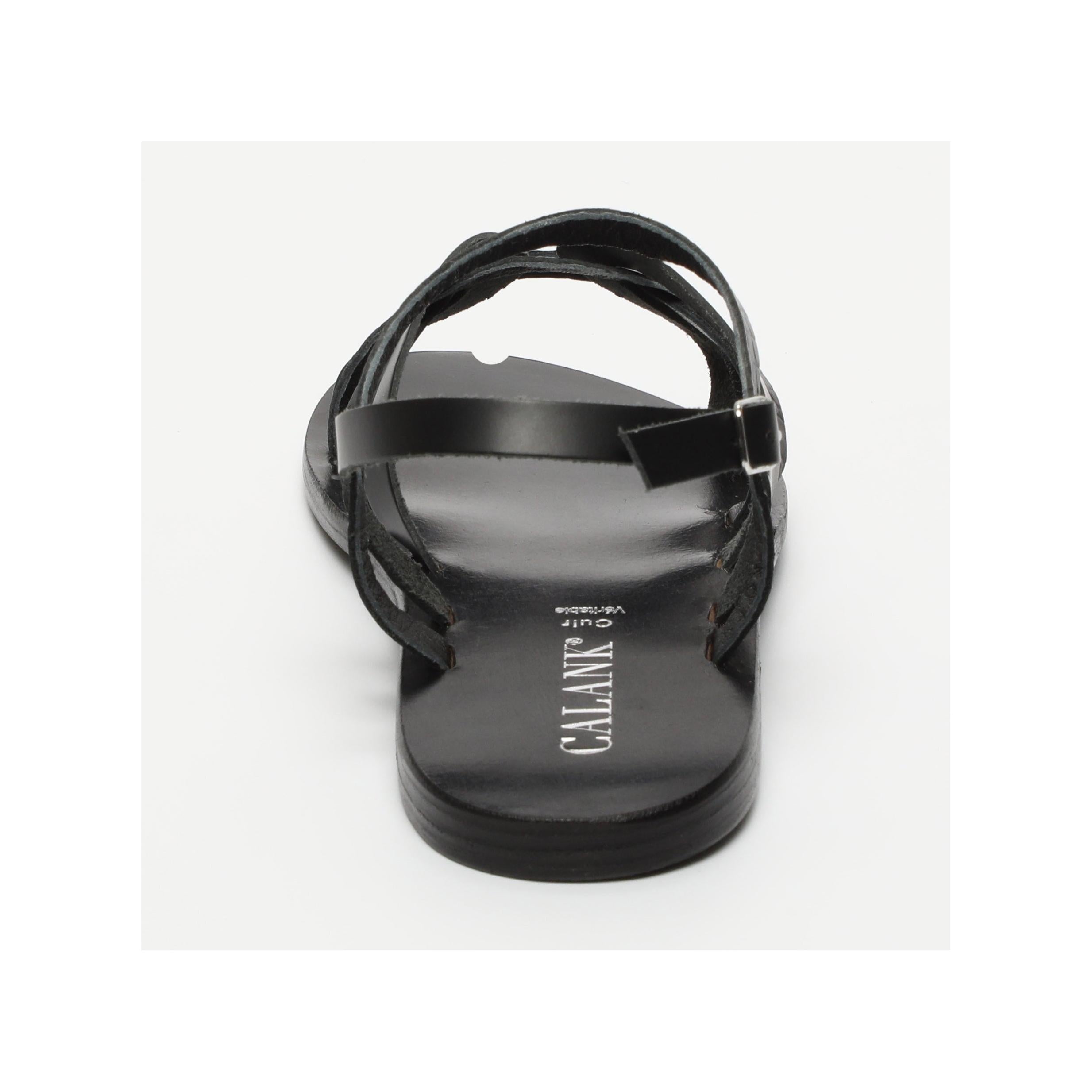Sandales Imprime Animal - Quinn - Noir