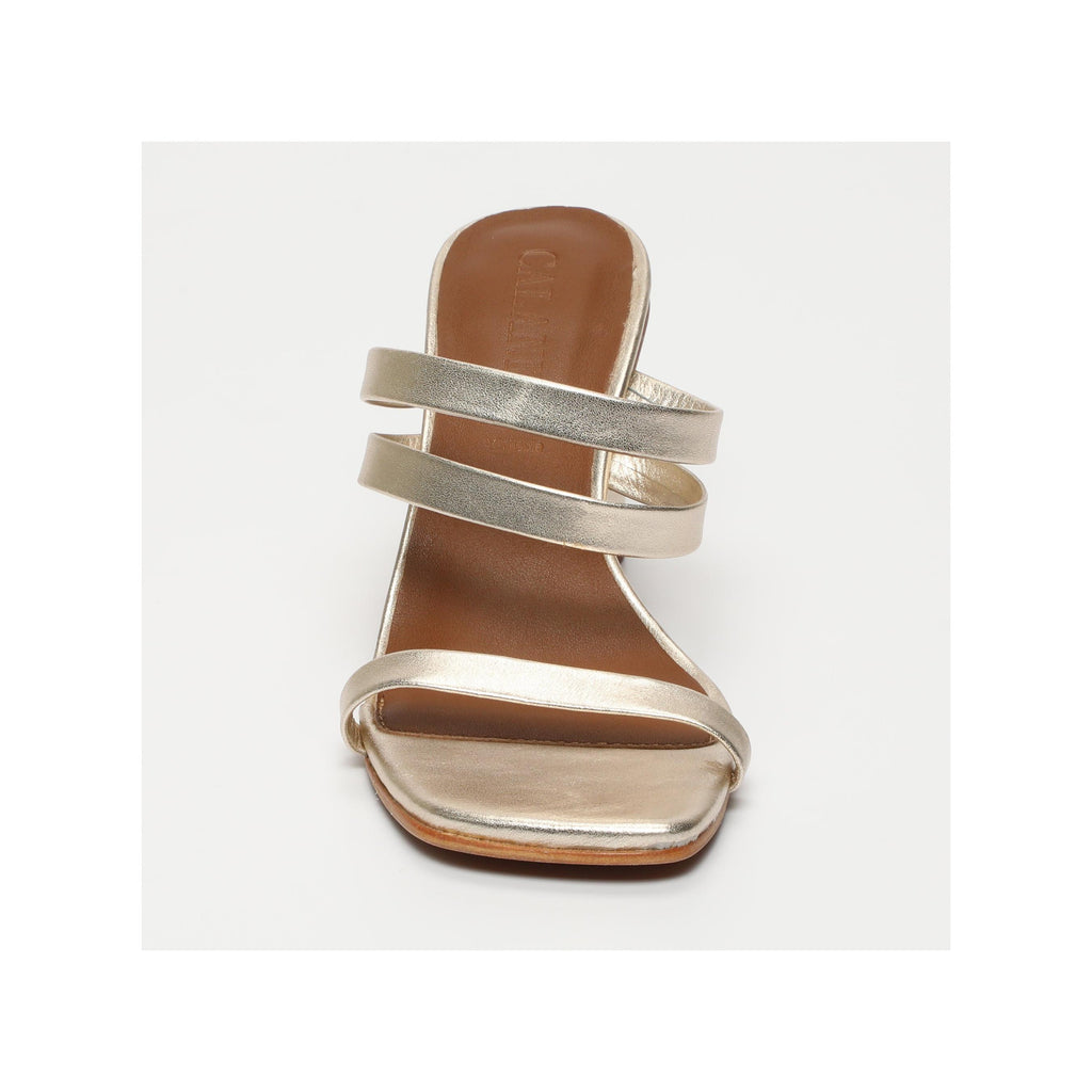 Sandalias Tacón Natalie - Platino