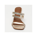 Sandalias Tacón Natalie - Platino